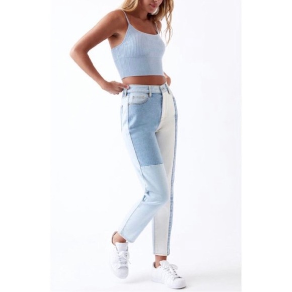 Pacsun Hopper Patch Mom Jean - Picture 1 of 12